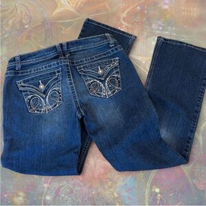 Y2K Apt. 9 Jeans with Pearl Embellishments